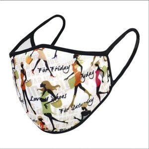 Shopping LOVER White Facemask